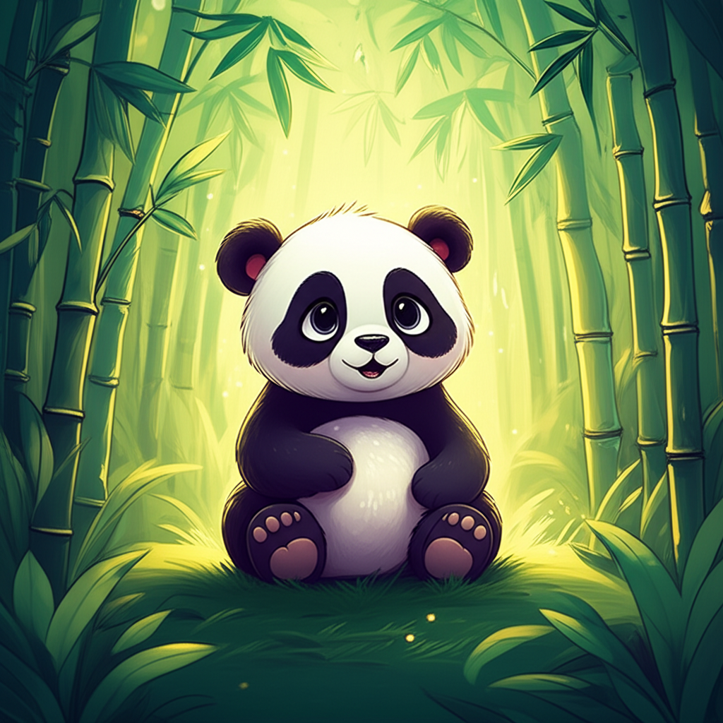 Forever friends in the magical forest